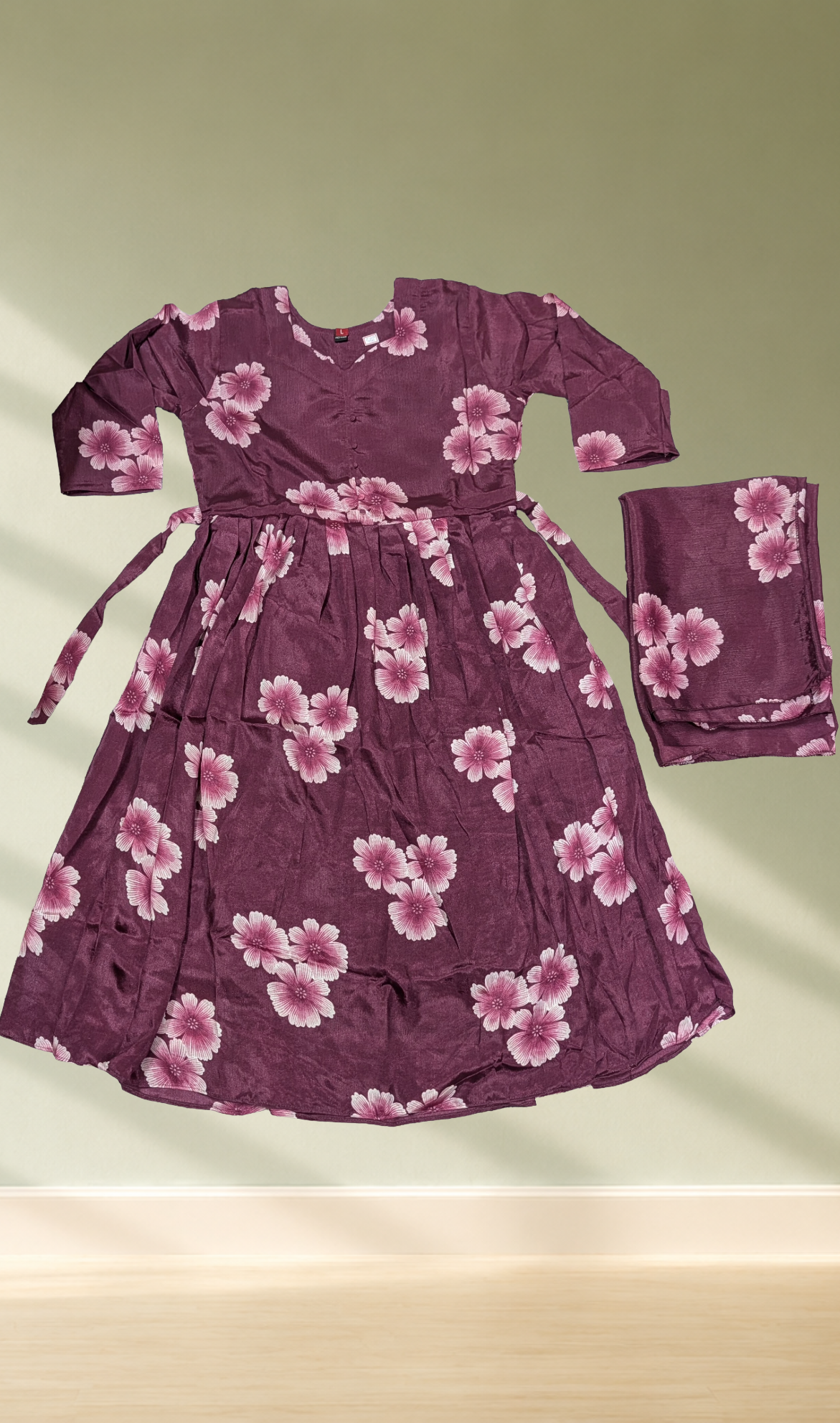 Anarkali Gown with Dupatta